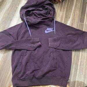 Dark Purple Layered Nike Hoodie Women’s Small